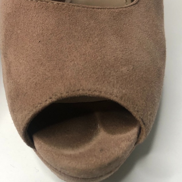 Prada Dark Tan Suede Elastic Ruched Strappy Heels - Picture 11 of 16